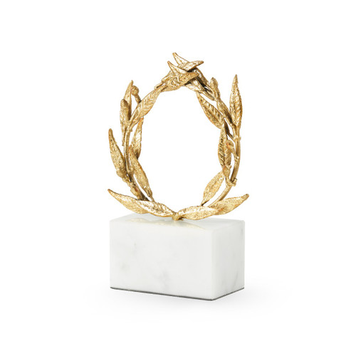 Apollo Statue, Gold Leaf Apollo Statue, Gold Leaf