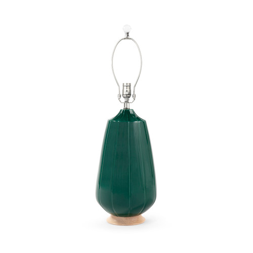 Aurora Lamp Without Shade, Emerald Green