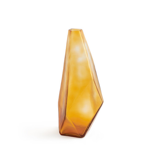 Asscher Vase, Amber