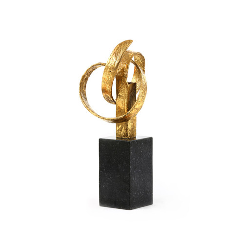 Ribbon Statue, Gold Leaf
