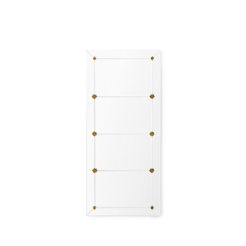 Rosette Mirror, Clear
