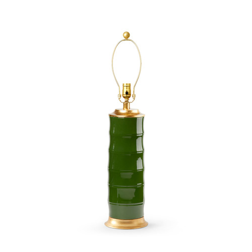 Saigon Lamp Without Shade, Dark Green