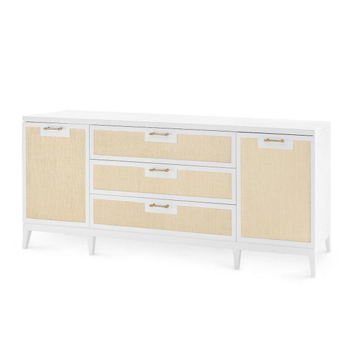 Astor 3-Drawer & 2-Door Cabinet, Vanilla
