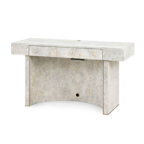 Sloane Desk, Light Gray Burl
