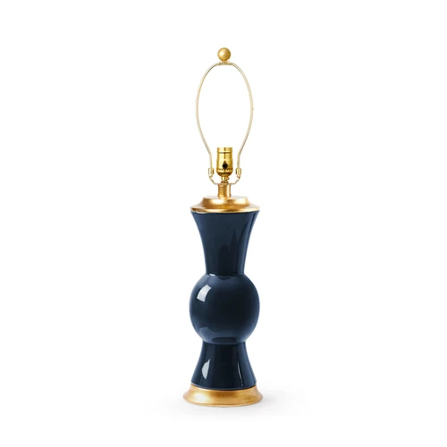 Tao Lamp Without Shade, Navy Blue