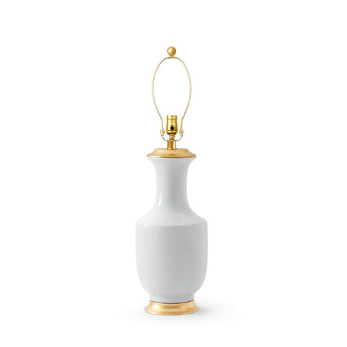 Thalia Lamp Without Shade, White Smoke