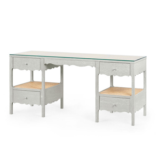 Arianna Desk, Soft Gray