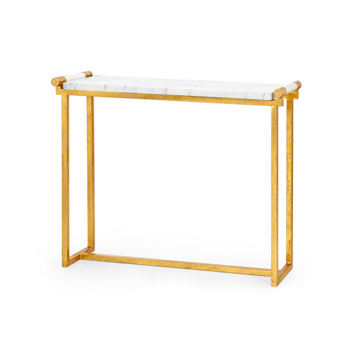 Diana Console Table, Gold Leaf