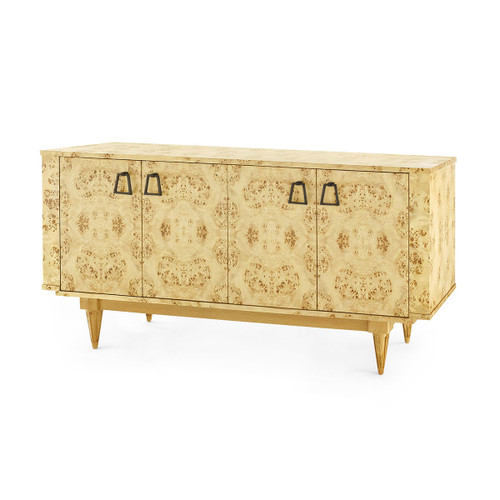 Beau 4-Door Cabinet, Burl