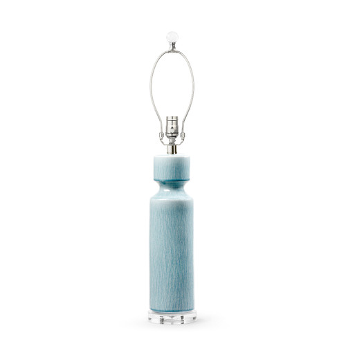 Corinth Lamp Without Shade, Cloud Blue