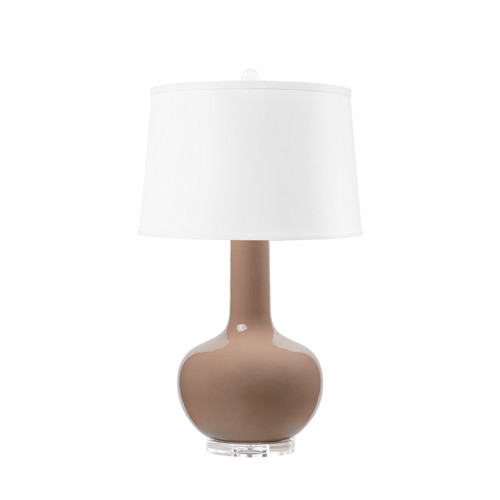 Pablo Lamp Without Shade, Smoked Truffle