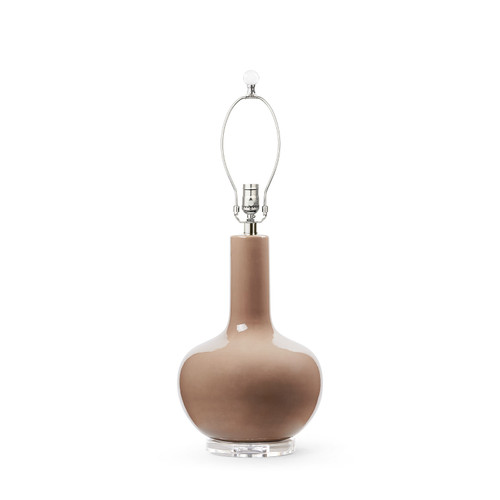 Pablo Lamp Without Shade, Smoked Truffle