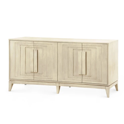 Cooper 4-Door Cabinet, Sailcloth Sheen