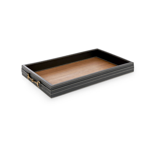Buckley Rectangular Serving Tray, Black