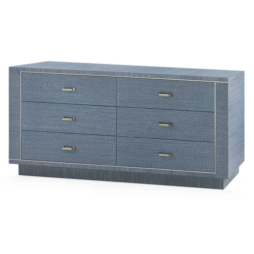 Ethan 6-Drawer, Navy Blue