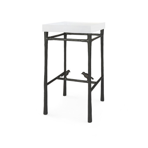 Mia Accent Table, Blackened Bronze