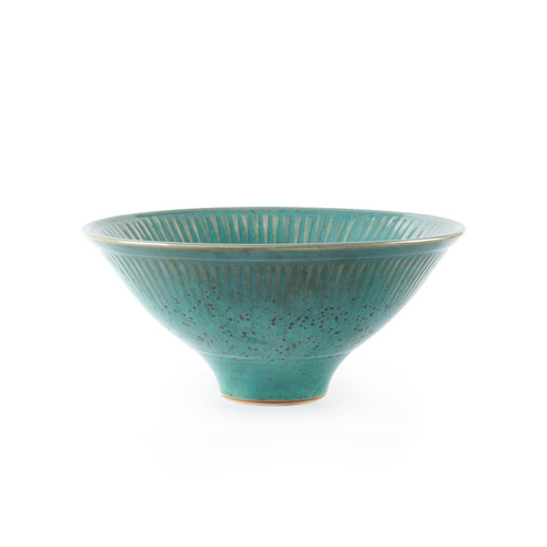 Nyle Large Bowl, Mottled Turquoise