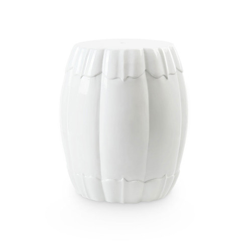 Sundar Stool/Side Table, Cool White