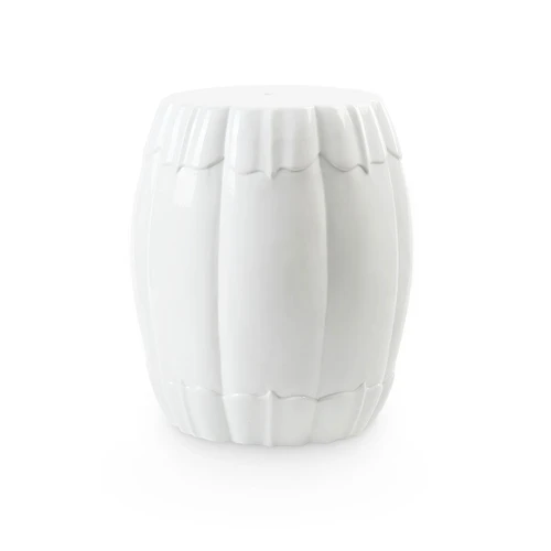 Sundar Stool/Side Table, Cool White