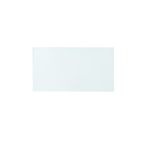 Bryant 3-Drawer Side Table Glass Top, Clear