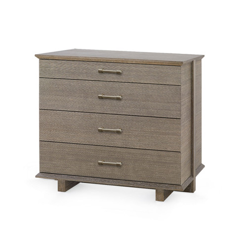 Watson Large 4-Drawer, Light Mocha Shimmer Weave