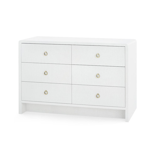 Bryant Linen Extra Large 6-Drawer, Chiffon White