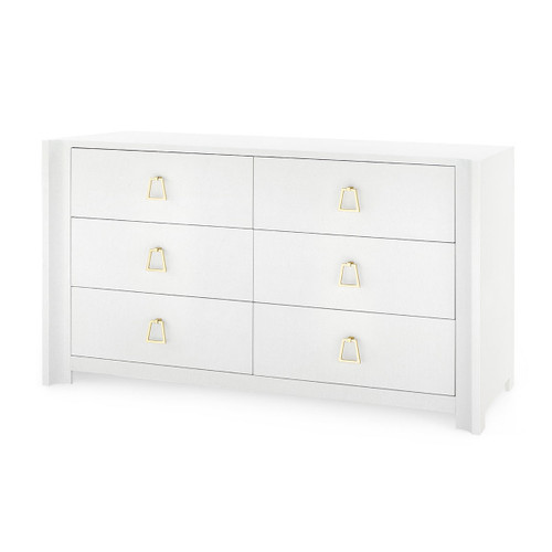 Audrey Extra Large 6-Drawer, Cream