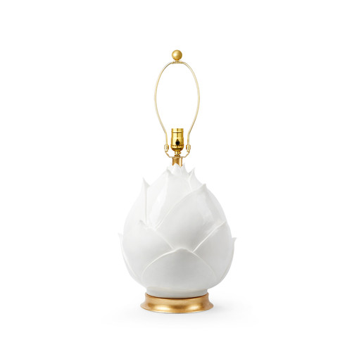 Budding Lamp Without Shade, Blanc de Chine
