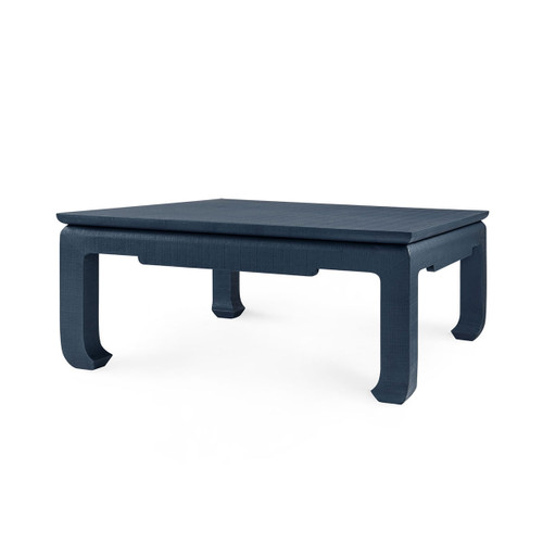 Bethany Large Square Coffee Table, Storm Blue