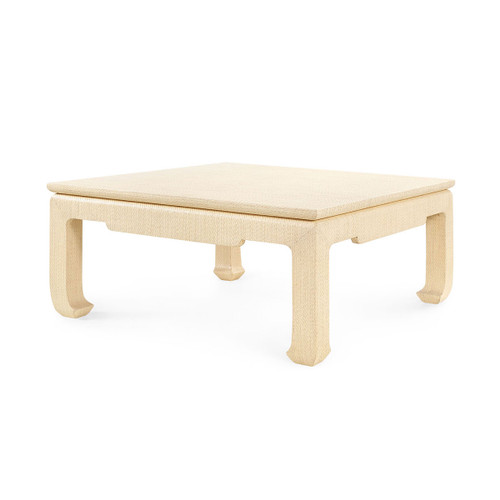 Bethany Large Square Coffee Table, Natural Twill