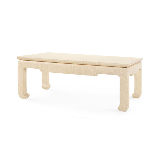 Bethany Large Rectangular Coffee Table, Natural Twill