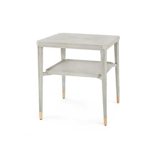 Bertram Side Table, Soft Gray Bertram Side Table, Soft Gray