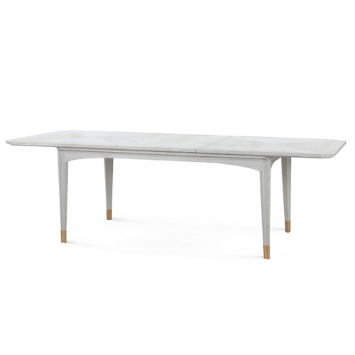 Bertram Dining Table, Soft Gray