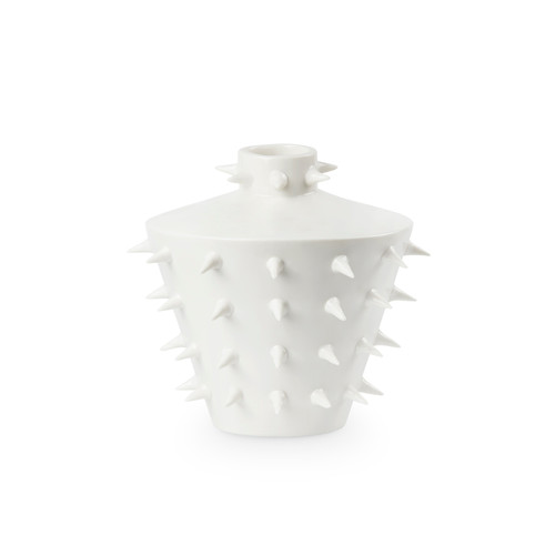 Quill Medium Vase, Blanc de Chine