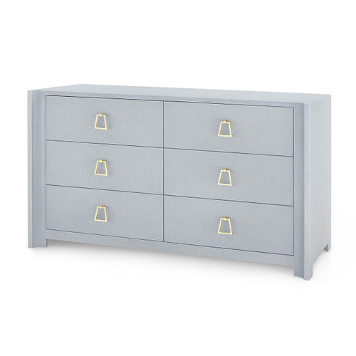Audrey Extra Large 6-Drawer, Washed Winter Gray