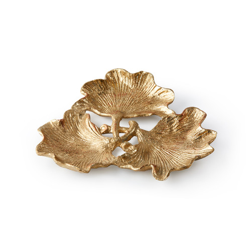 Ginko Large Bowl, Gold Leaf