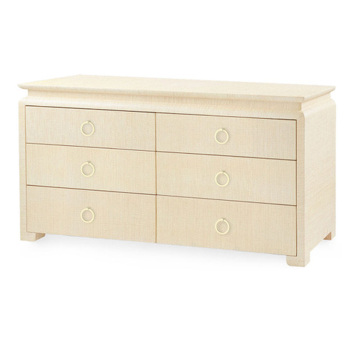Elina Extra Large 6-Drawer, Natural Twill