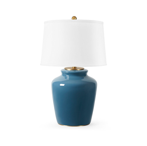 Aksel Lamp Without Shade, Cruise Teal