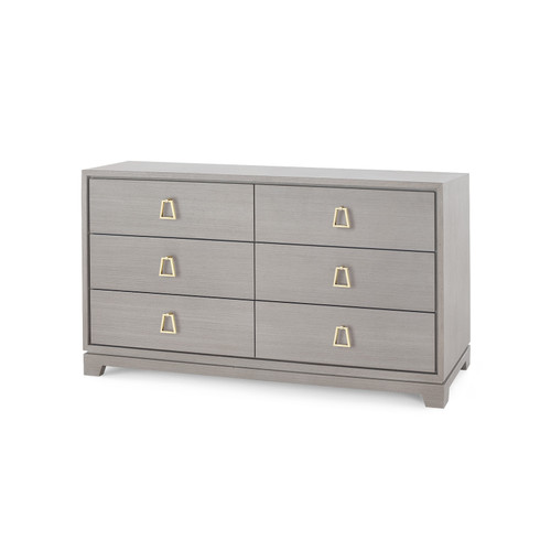 Stanford Extra Large 6-Drawer, Taupe Gray