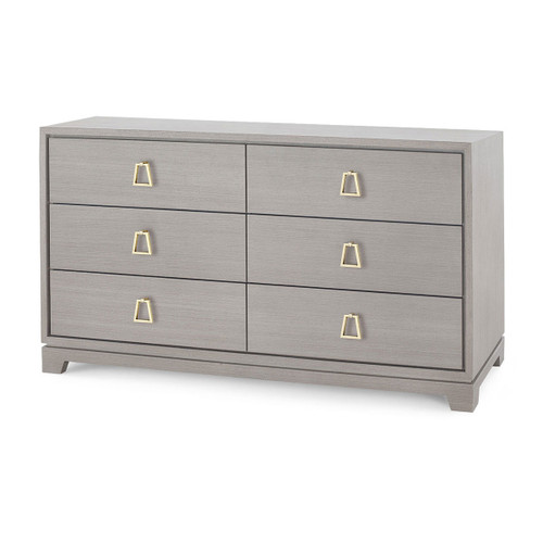 Stanford Extra Large 6-Drawer, Taupe Gray
