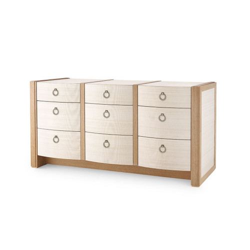 Albert Extra Large 9-Drawer, Light Natural Shimmer
