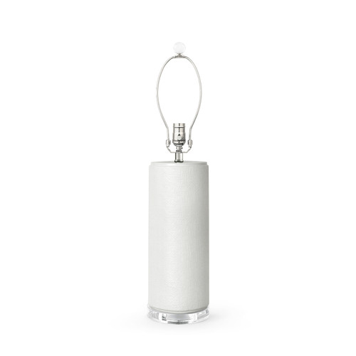 Cleo Lamp Without Shade, Off White Linen