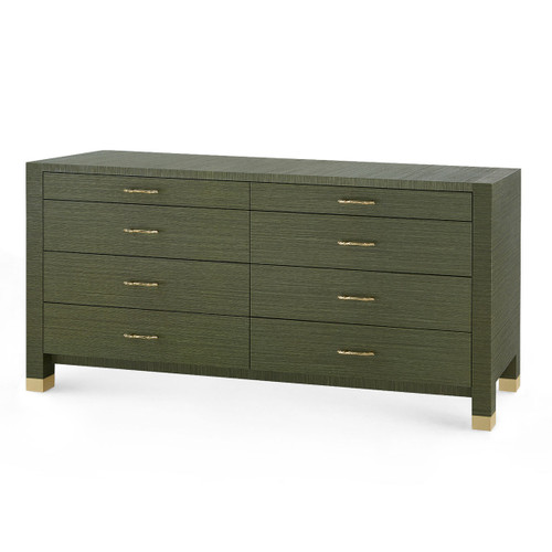 Camden 3-Drawer Side Table, Deep Olive