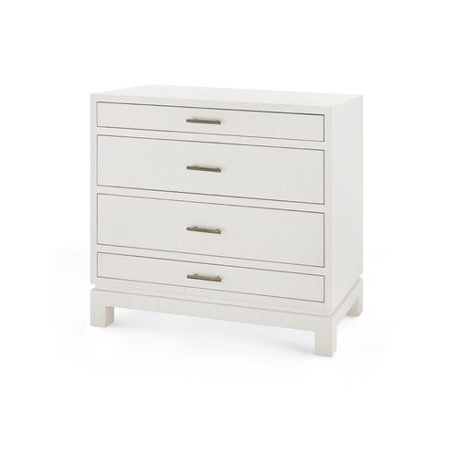 Florence Large 4-Drawer, Sand White