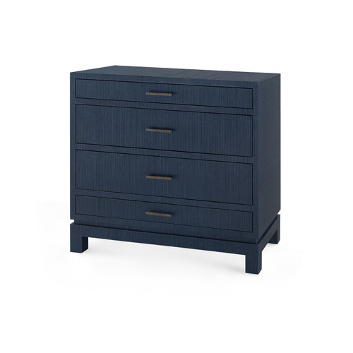 Florence Large 4-Drawer, Selvage Blue