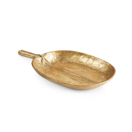 Clovis Plate, Gold Leaf