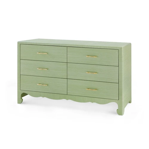 Gianna Extra Large 6-Drawer, Spring Green