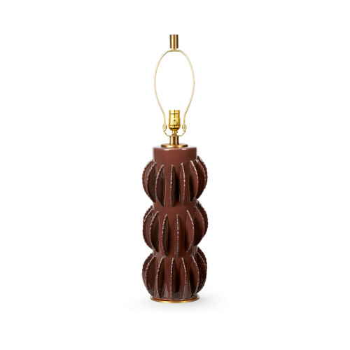 Saguaro Lamp Without Shade, Oxblood Cocoa