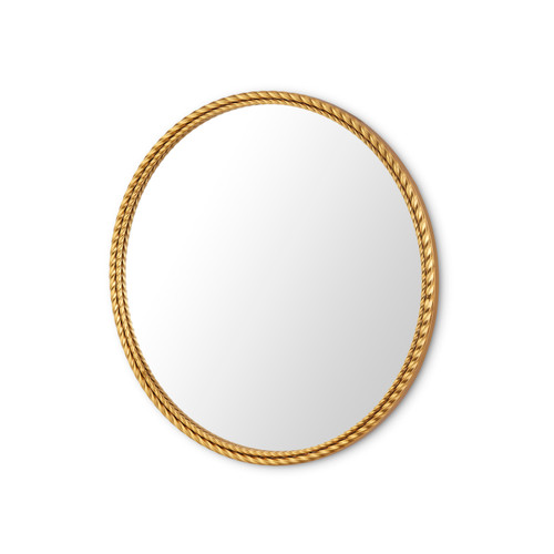 Cordelia Large Mirror, Gold Leaf