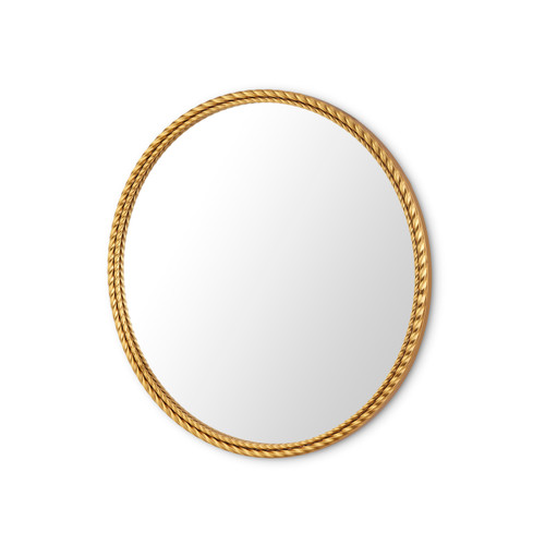 Cordelia Large Mirror, Gold Leaf